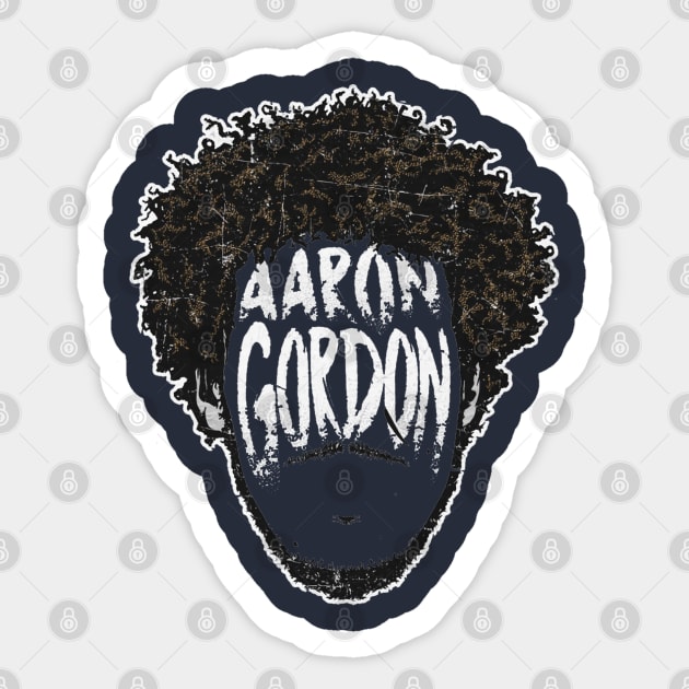 Aaron Gordon Denver Player Silhouette Sticker by MASTER_SHAOLIN